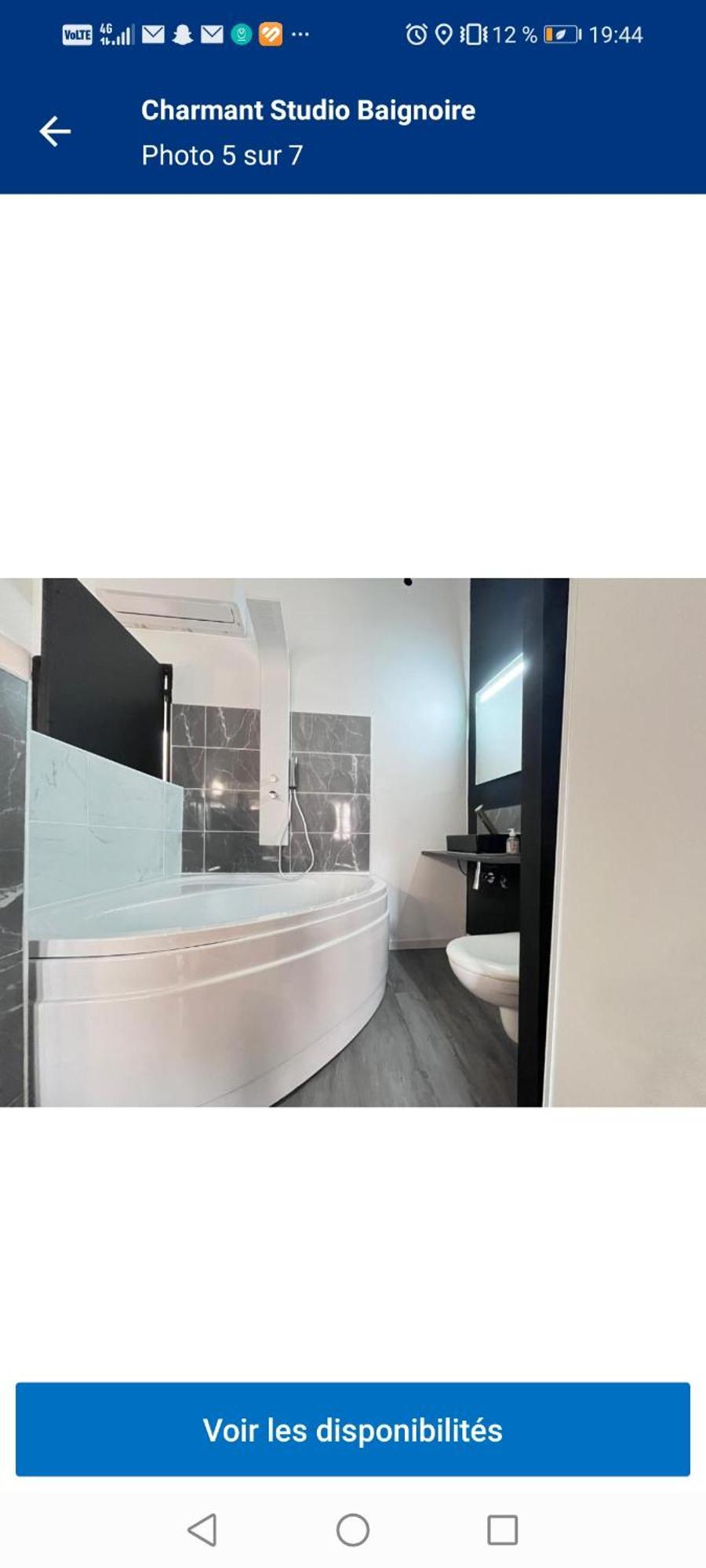 Charmant Studio Baignoire Нарбонна Экстерьер фото
